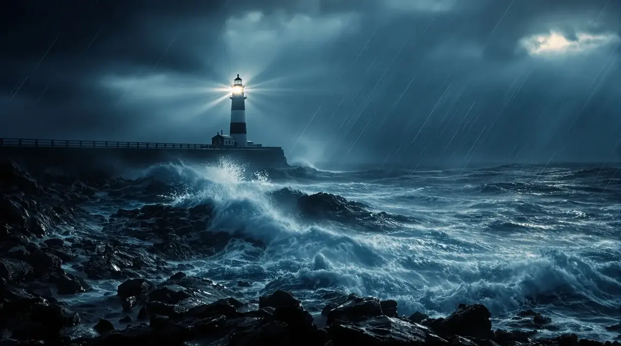 黄牛视频 推荐 - 海雾散尽时：灯塔守望者与一场没有归期的暴雨